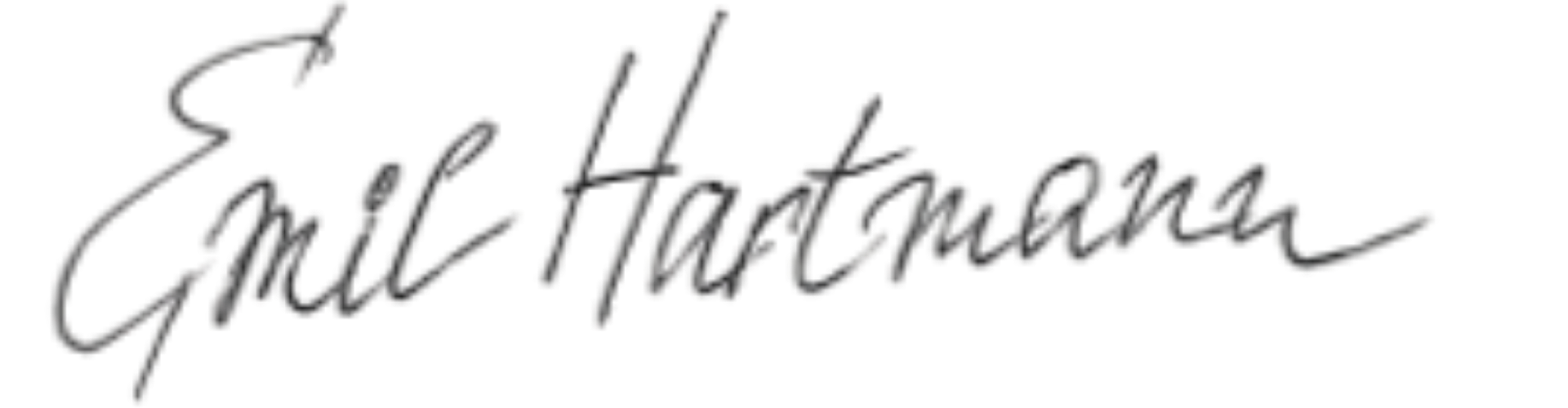 Signatur Emil Hartmann